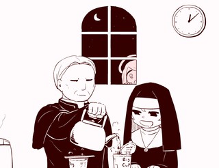 神父和修女与天使漫画43